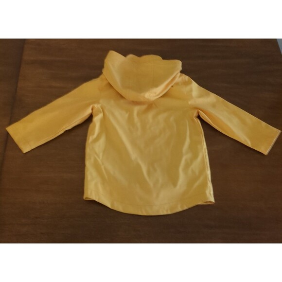 Yellow Long Sleeve Waterproof Raincoat Kids/Boy/Girls size 3T GUC - Picture 7 of 9